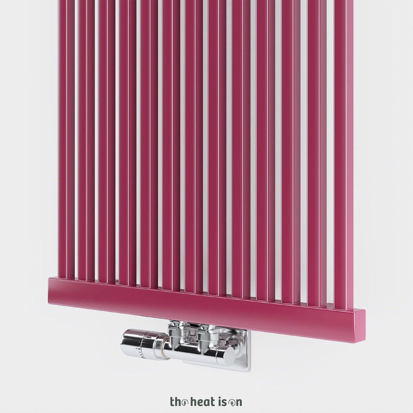 Terma INTRA, 1700h x 530w(mm), 2928 BTUs, Vertical Designer Radiator, RAL 4010 Matt Telemagenta Pink