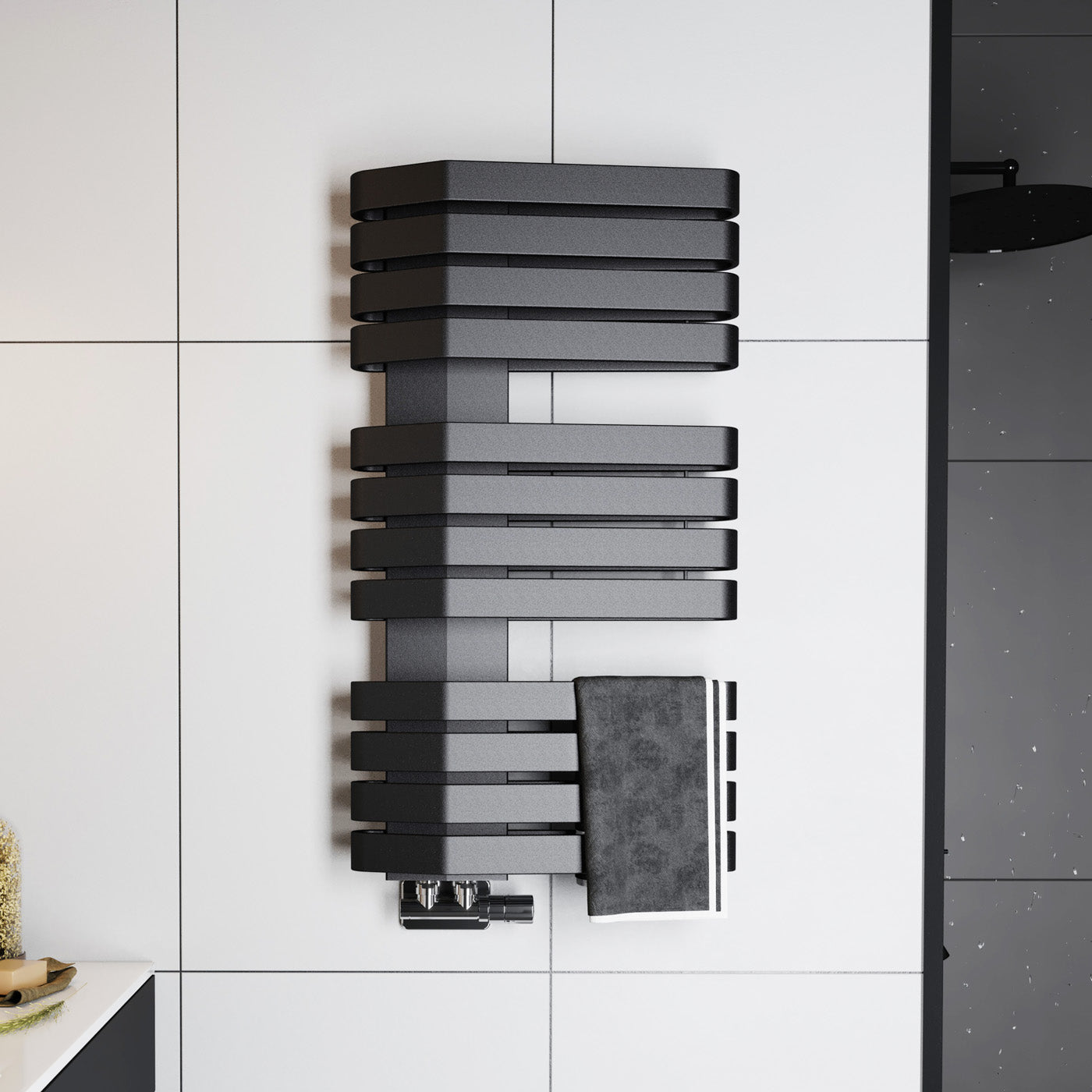 03_terma-iron-s_-925h-x-500w_mm_-2429-btus-heated-towel-rail_-ral-9005-matt-black-bars-black-masking