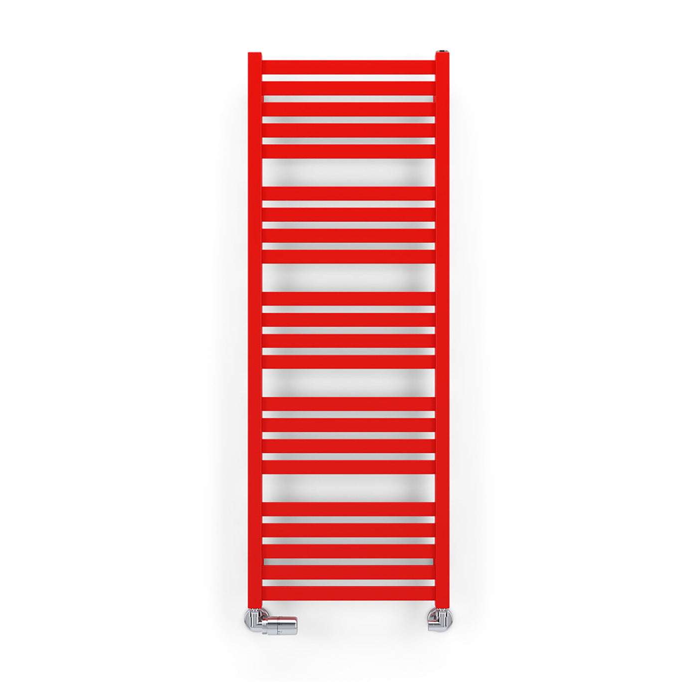 Terma MARLIN, 1185h x 430w(mm), 1593 BTUs, Heated Towel Rail, RAL 3028 Pure Matt Red