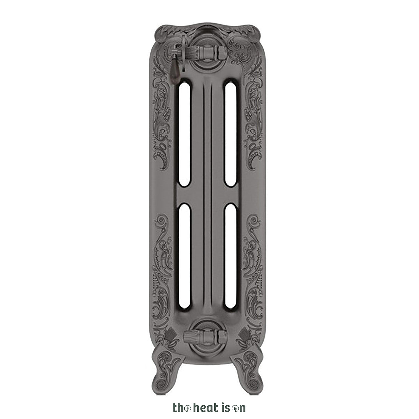 Terma OXFORD, 710h x 770w(mm), 4391 BTUs, Horizontal Cast Iron Radiator, 9 sections, Raw Metal