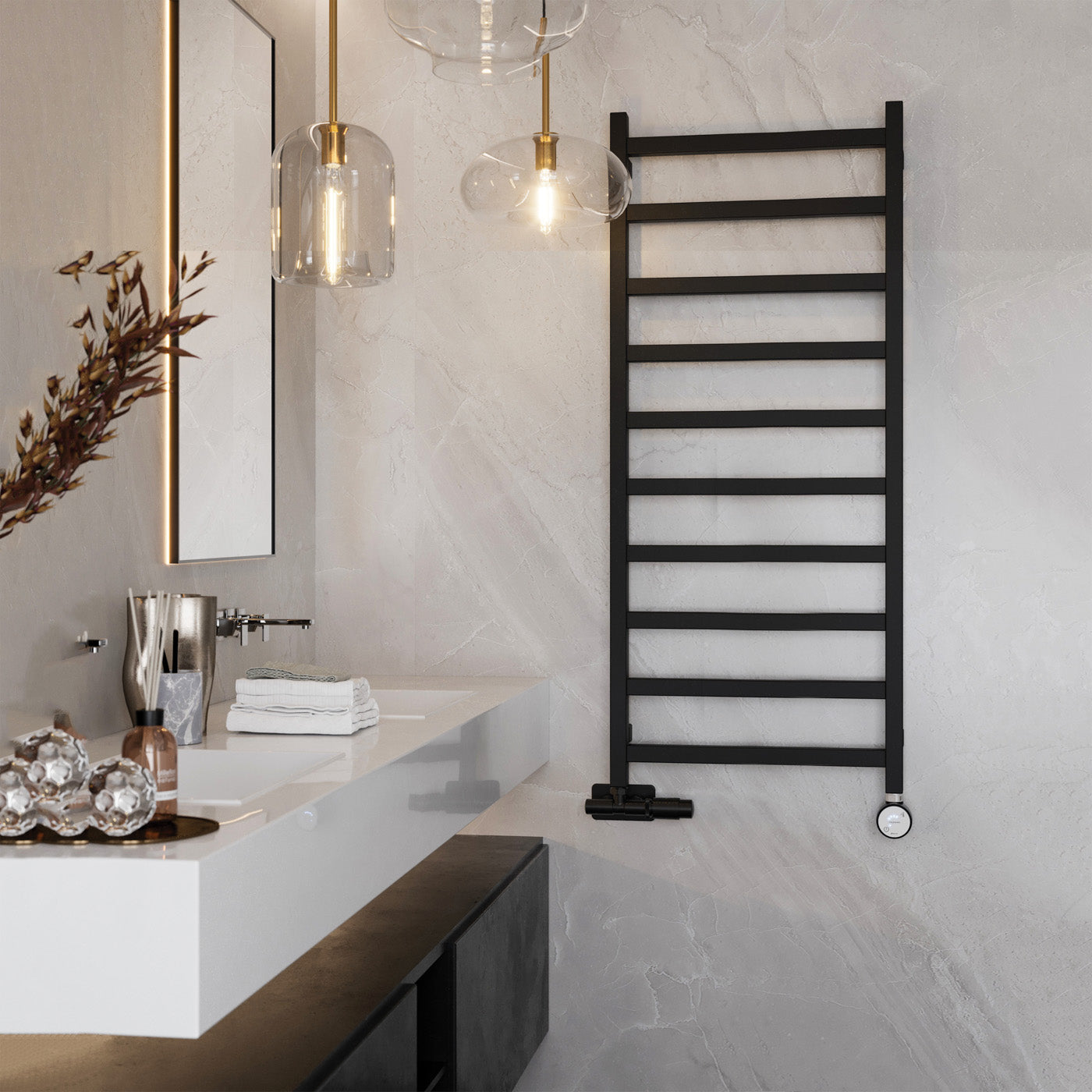 03_terma-simple-dual-fuel-towel-rail_-1200h-x-500w_mm_-1501-btus_-400w_-matt-black-ral-9005-_with-unico-dual-fuel-valve-in-soft-black-_-moa-black-element_-30-60oc