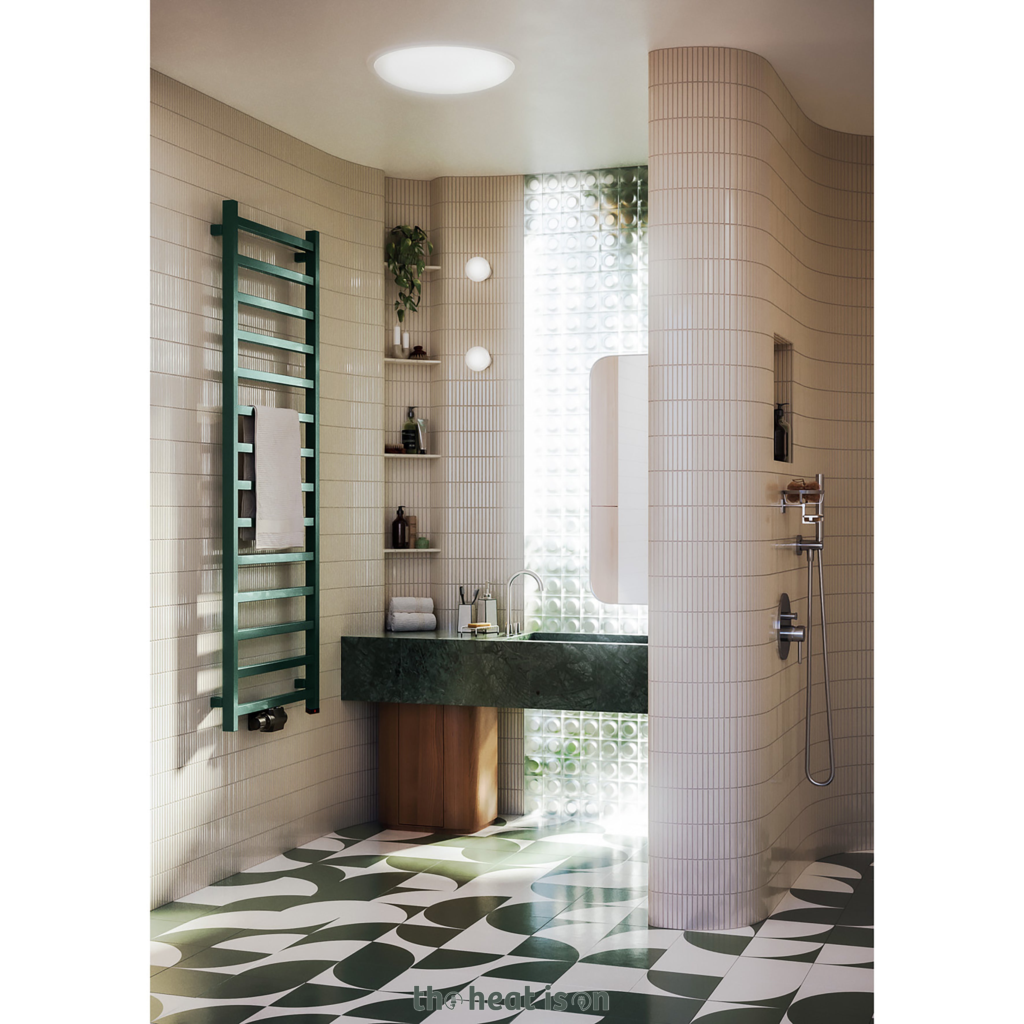 03_terma-simple-one-dual-fuel-towel-rail_-1680h-x-500w_mm_-2109-btus_-600w_-bottle-green-_premium-wet-paint_-_with-twins-valves-in-black-_-internal-one-element_-45_60oc
