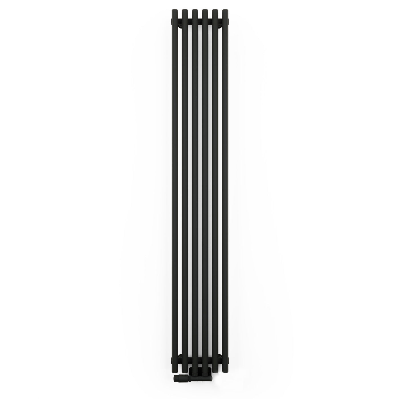 Terma TUNE VWS, 1800h x 290w(mm), 2177 BTUs Vertical Designer Radiator, RAL 9005 Matt Black