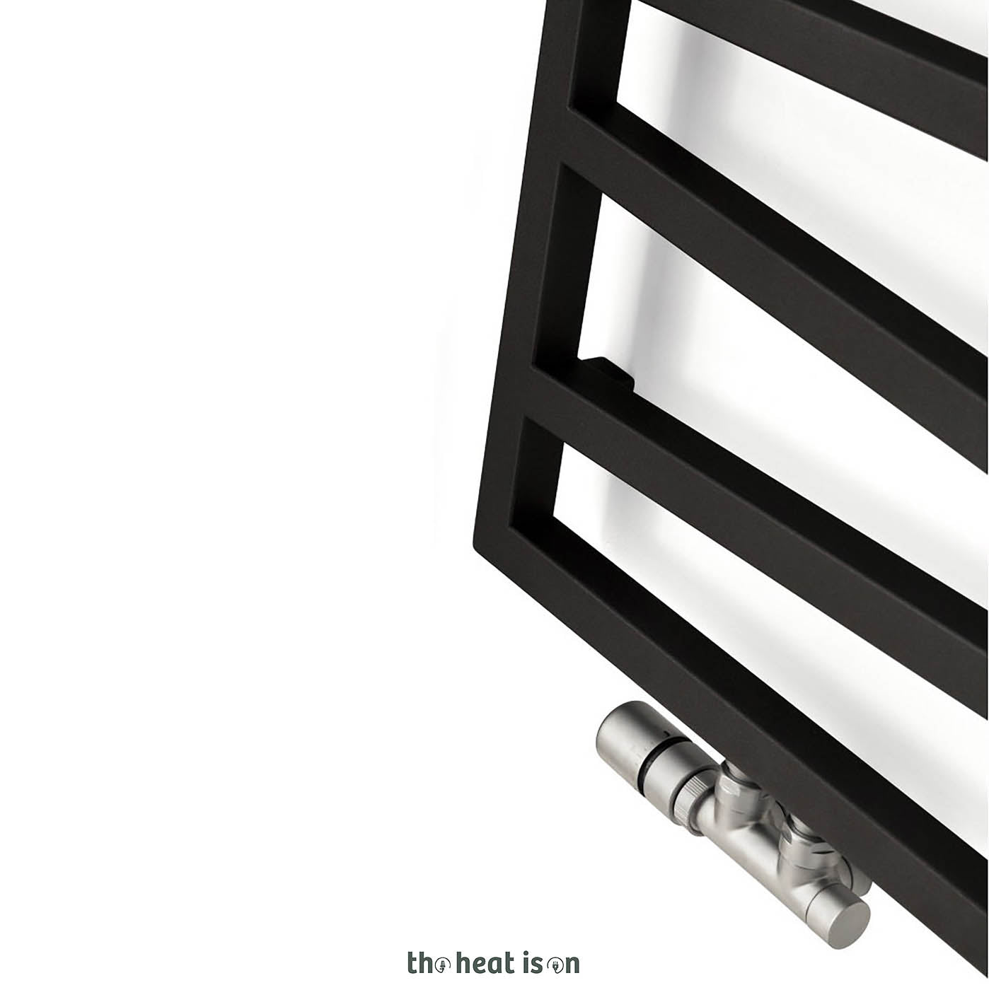 Terma ZIG ZAG, 1780h x 500w(mm), 2139 BTUs, Heated Towel Rail, Heban