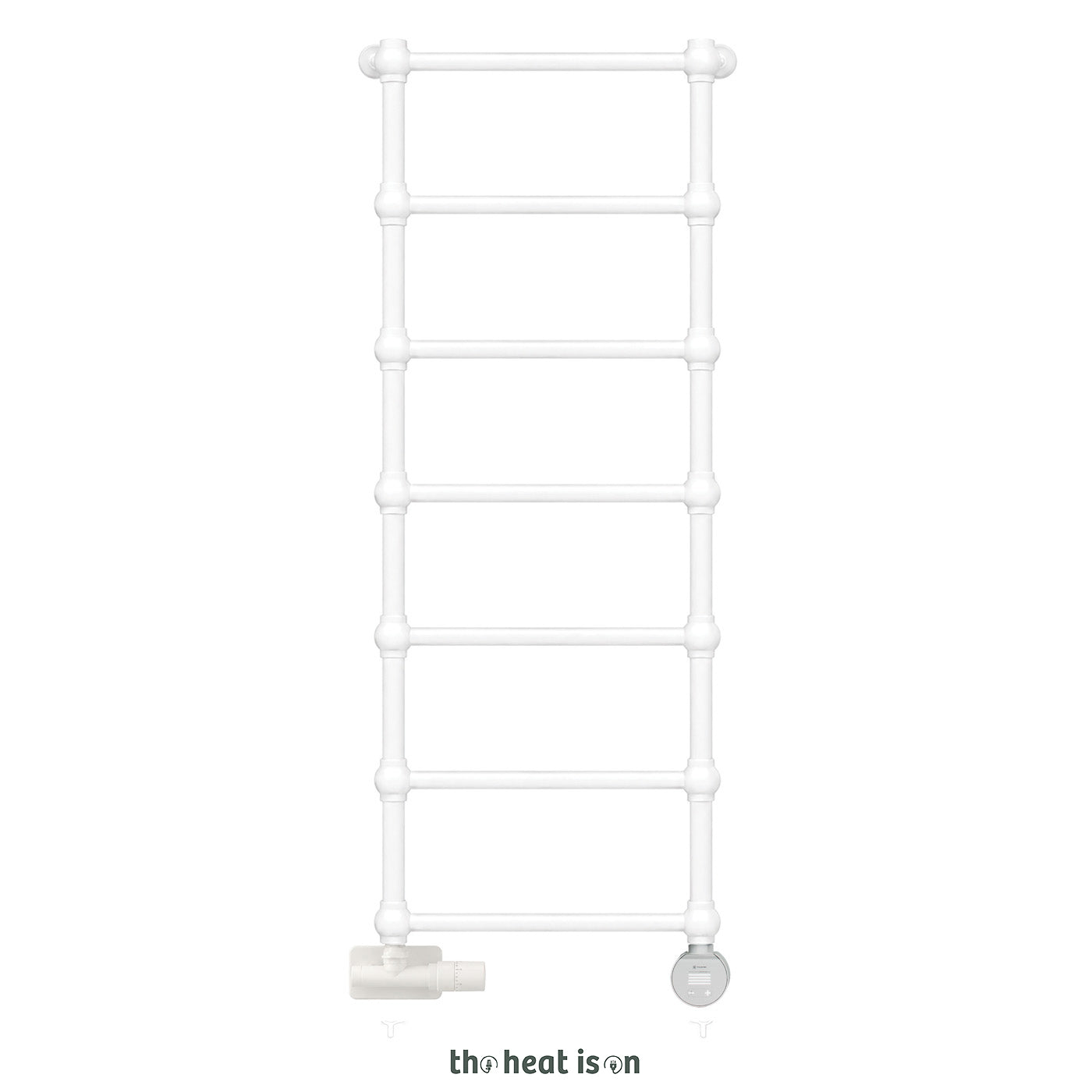04-terma-retro-dual-fuel-towel-rail-1170h-x-504wmm-1051-btus-300w-matt-white-ral-9016with-unico-dual-fuel-valve-in-matt-white-veo-white-white-wi-fi-element-30-60-c
