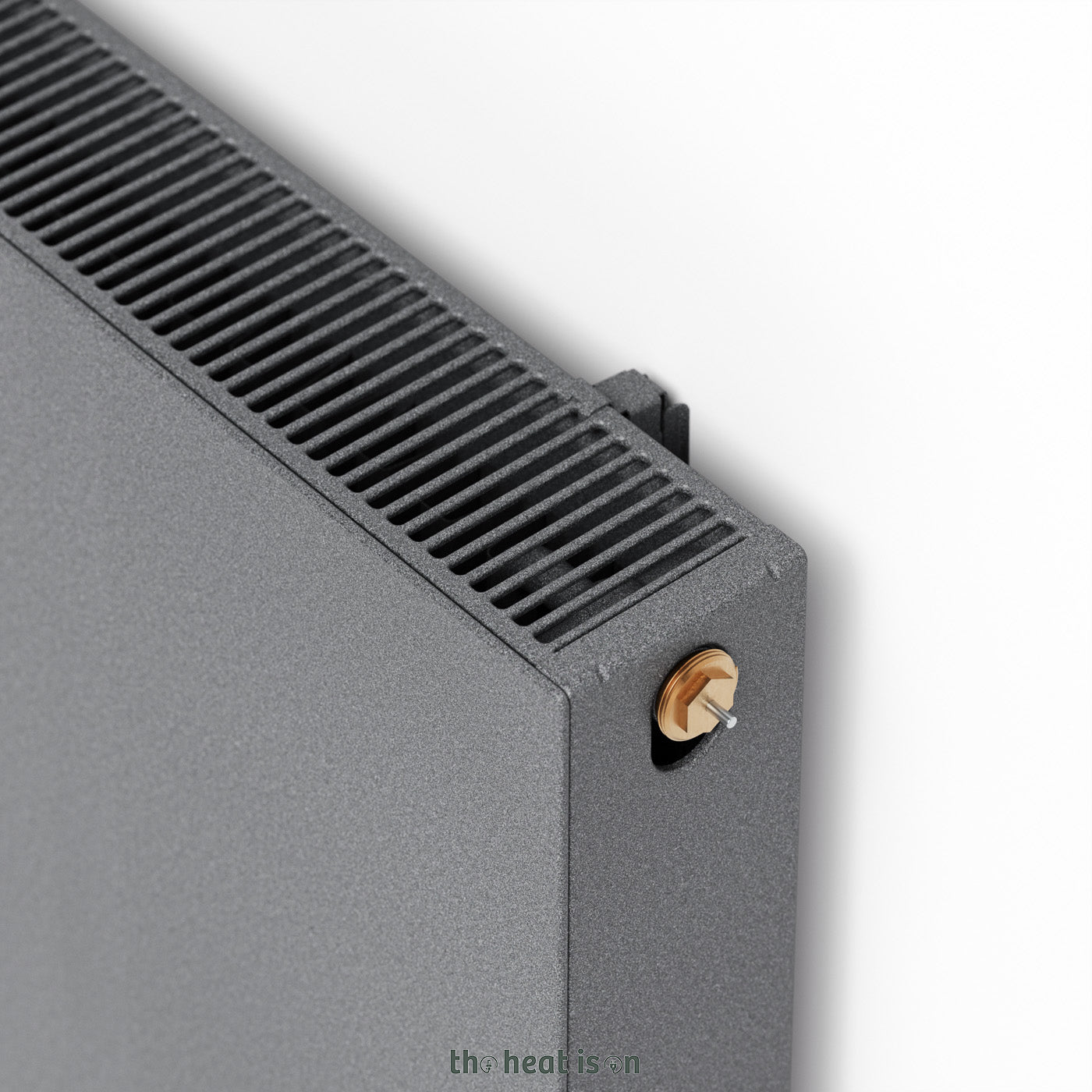 Terma SOLID, 600h x 800w(mm), 3787 BTUs, Horizontal Designer Radiator, Salt & Pepper