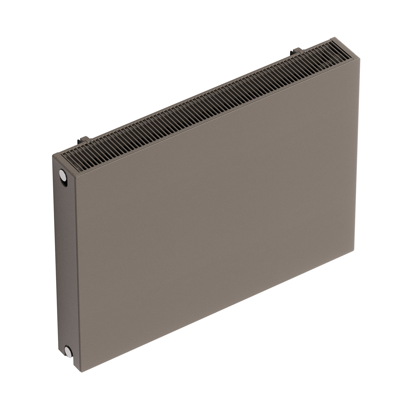 Terma SOLID, 600h x 800w(mm), 3787 BTUs, Horizontal Designer Radiator, Sparkling Gravel (aka Taupe Grey)