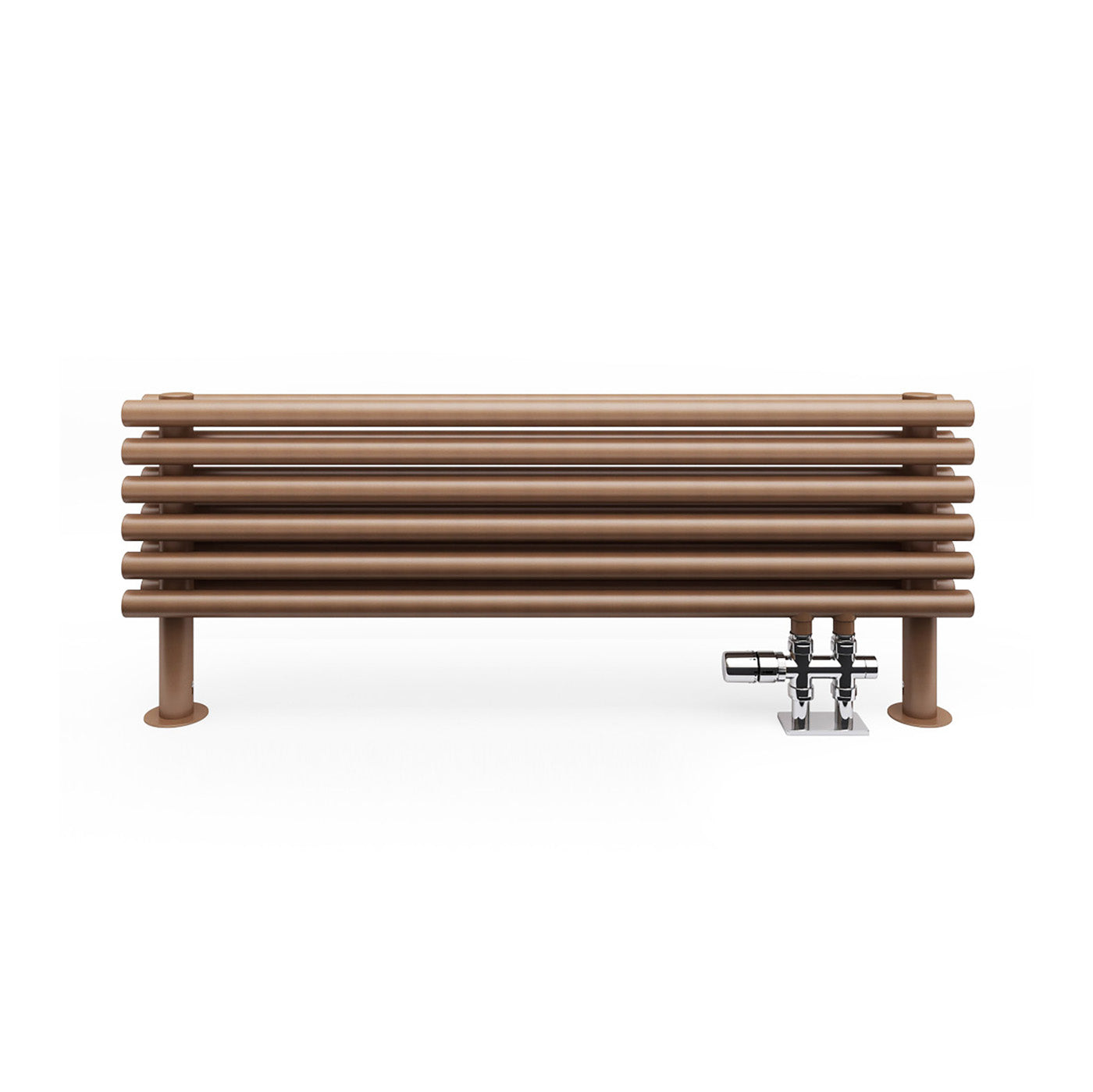 Terma TUNE HSD, 300h x 1000w(mm), 1437 BTUs, Horizontal Designer Radiator, Bright Copper