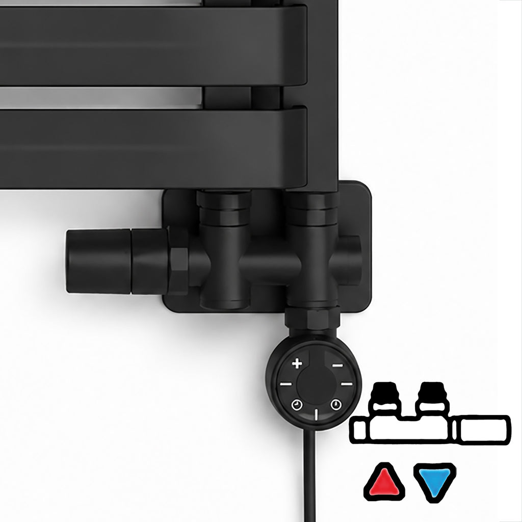 04-thermostatic-50mm-radiator-valves-trvs-with-integrated-t-piece-for-dual-fuel-pipe-masking-matt-black-left-sided-3-axis-corner-integra-duo