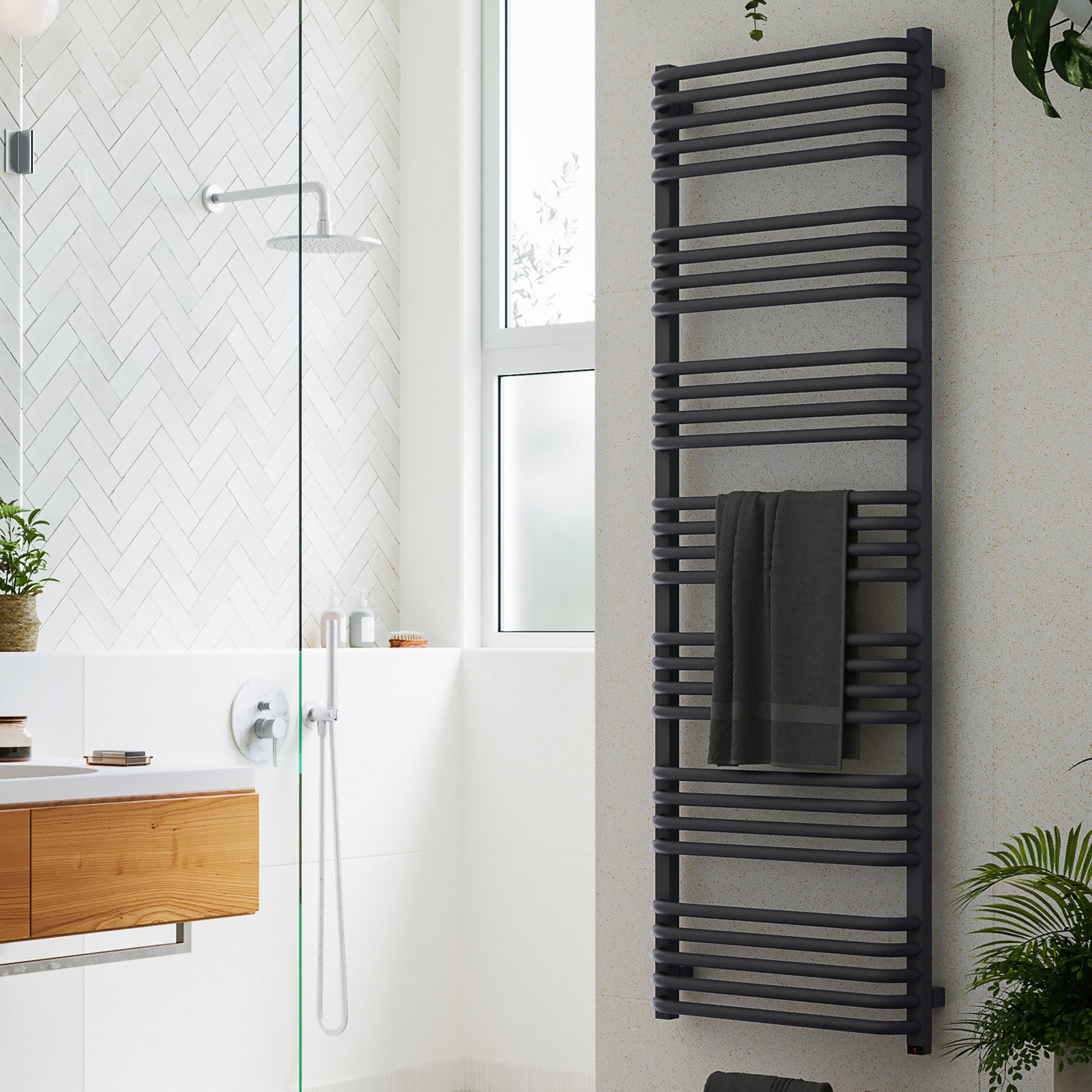 04_Terma-ALEX-ONE-_-45_60-deg._-1580h-x-500w_mm_-800w-Electric-Towel-Rail_-Modern-Grey