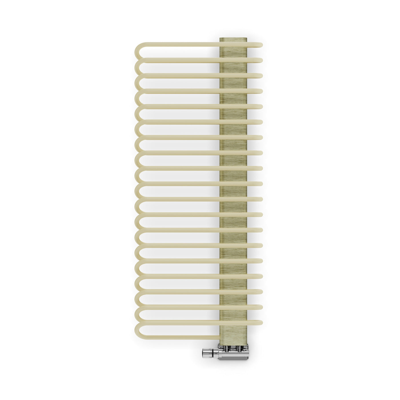 04_Terma-MICHELLE_-1200h-x-500w_mm_-2459-BTUs-Heated-Towel-Rail_-Matt-Cream-_Bars_-_-Brushed-Brass-_Masking
