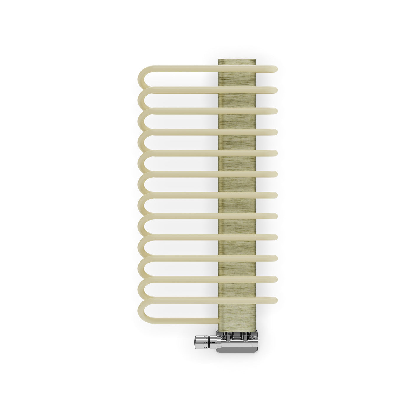 04_Terma-MICHELLE_-780h-x-400w_mm_-1245-BTUs-Heated-Towel-Rail_-Matt-Cream-_Bars_-_-Brushed-Brass-_Masking