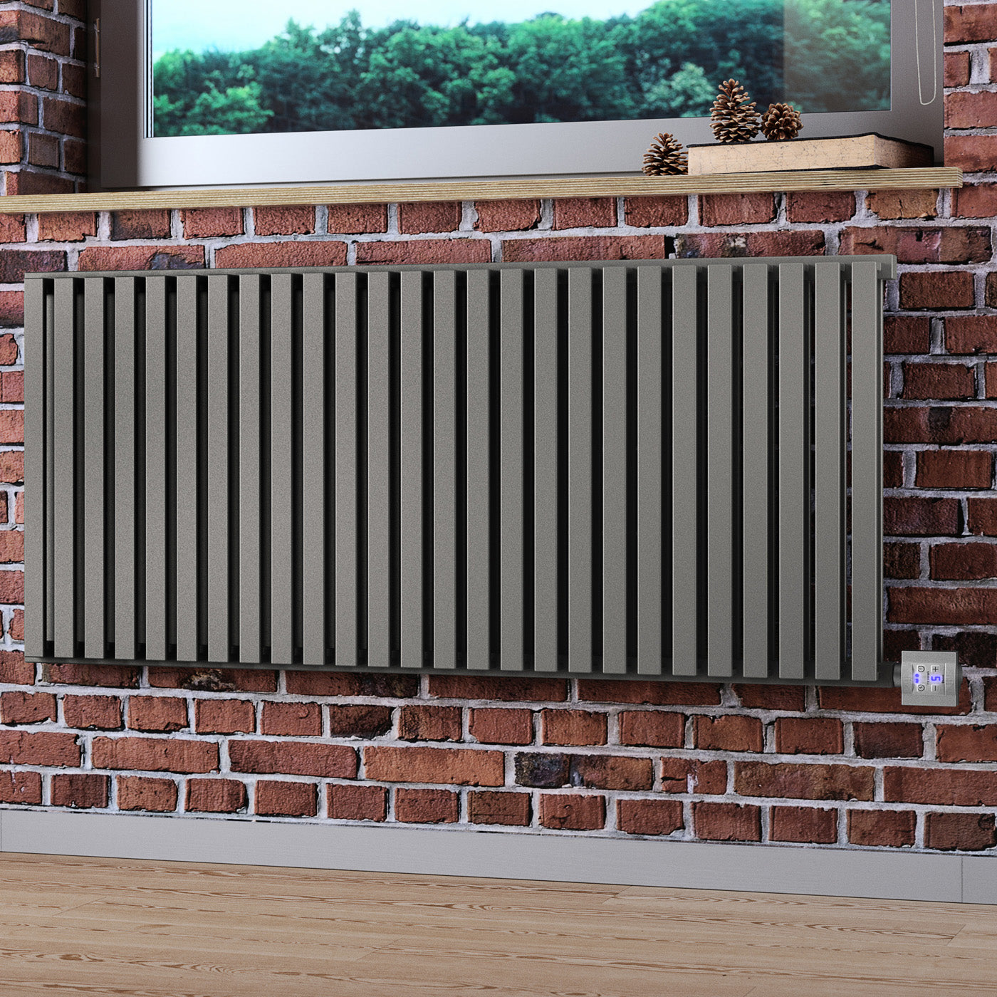 04_Terma-NEMO-_Bluetooth_-530h-x-1185w_mm_-1-Kw-Electric-Radiator_-Textured-Metallic-Stone-Grey