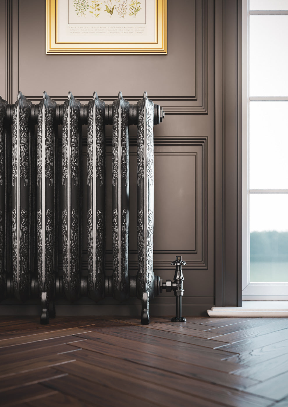 04_Terma-OXFORD-E-_Wi-Fi_-UK-plug_-710h-x-1262w_mm_-2-Kw-Cast-Iron-Electric-Radiator_-Raw-Metal