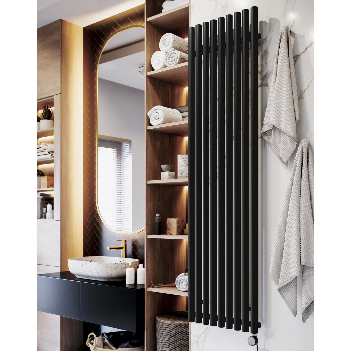 04_Terma-ROLO-ROOM-E-_Bluetooth_-1800h-x-480w_mm_-1-Kw-Electric-Radiator_-Textured-Heban-Black