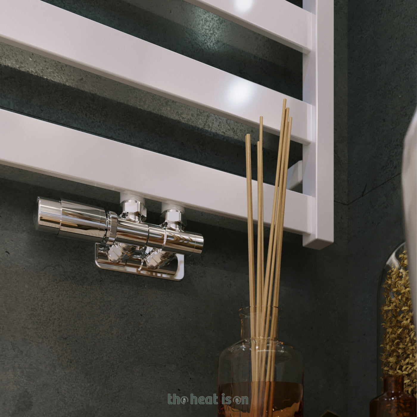 04_Thermostatic-50mm-Towel-Rail-Valves-_TRVs_-_-Pipe-Masking_-Chrome_-LEFT-SIDED-ANGLED_-TWINS