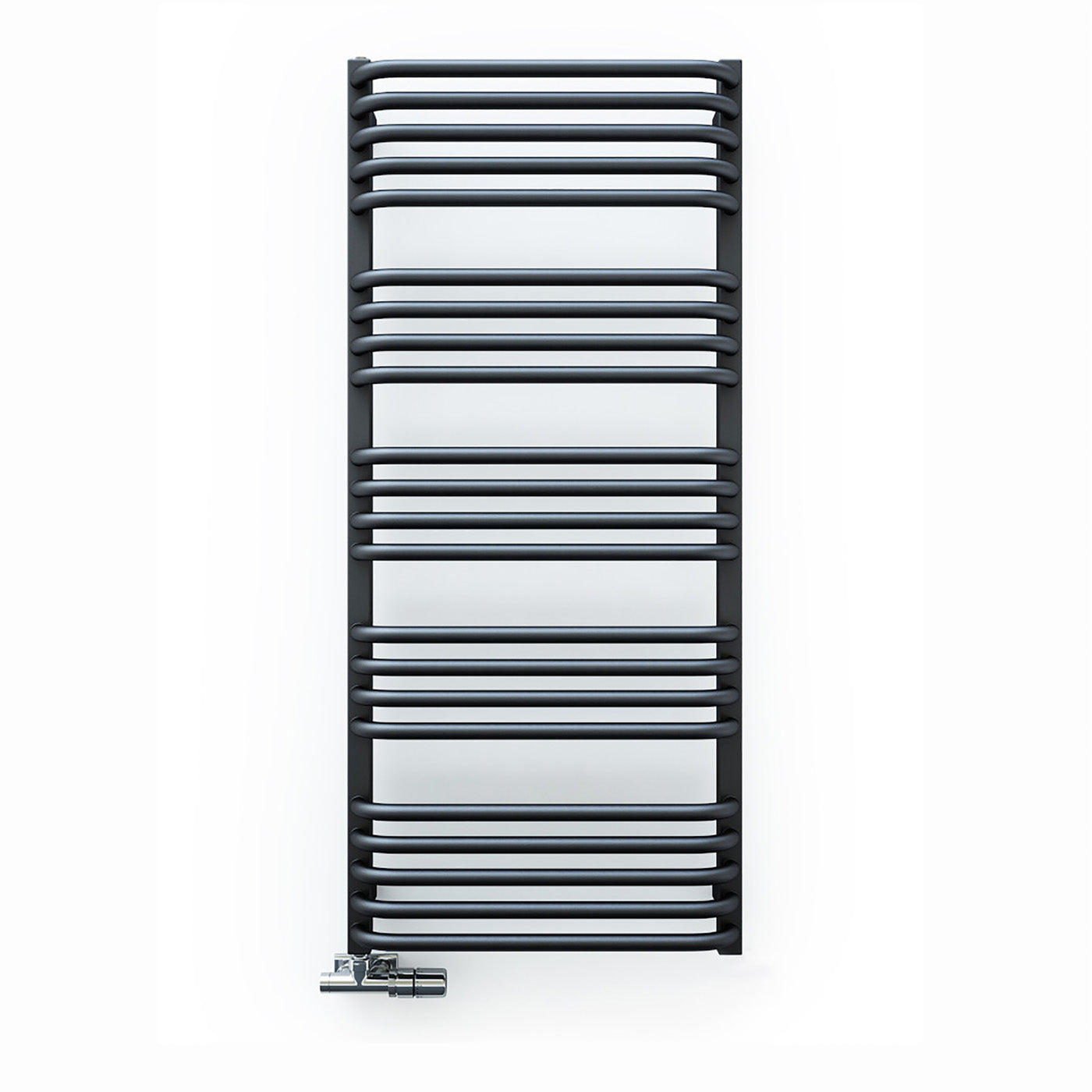 04_terma-alex-one-dual-fuel-towel-rail_-1140h-x-500w_mm_-2017-btus_-600w_-matt-black-ral-9005-_with-unico-dual-fuel-valve-in-chrome-_-internal-one-element_-45_60o