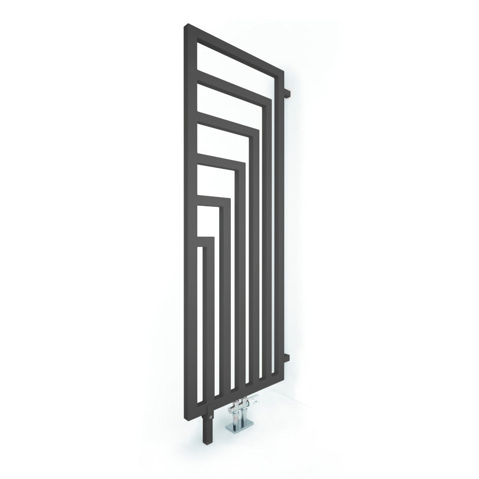 Terma ANGUS DW, 1620h x 600w(mm), 3088 BTUs, Vertical Designer Radiator, Salt & Pepper
