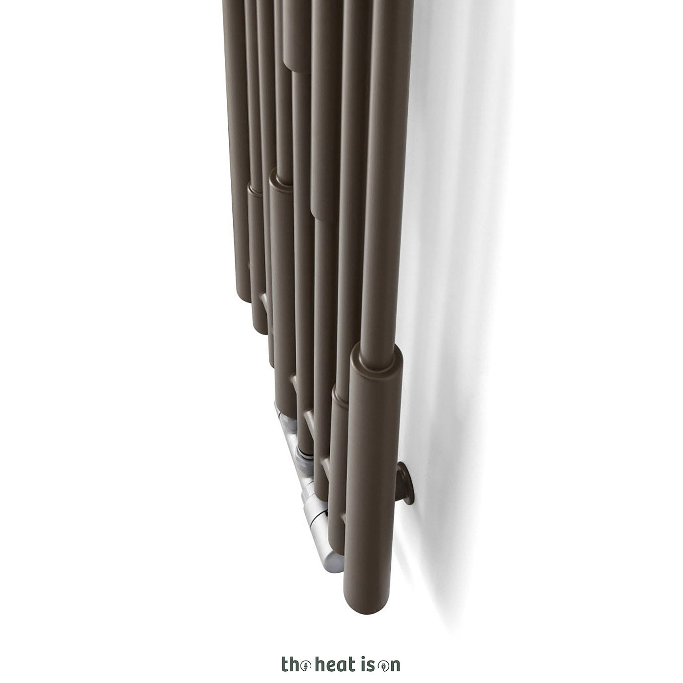 Terma CANE, 1900h x 390w(mm), 2621 BTUs, Vertical Designer Radiator, Vibrant Brown
