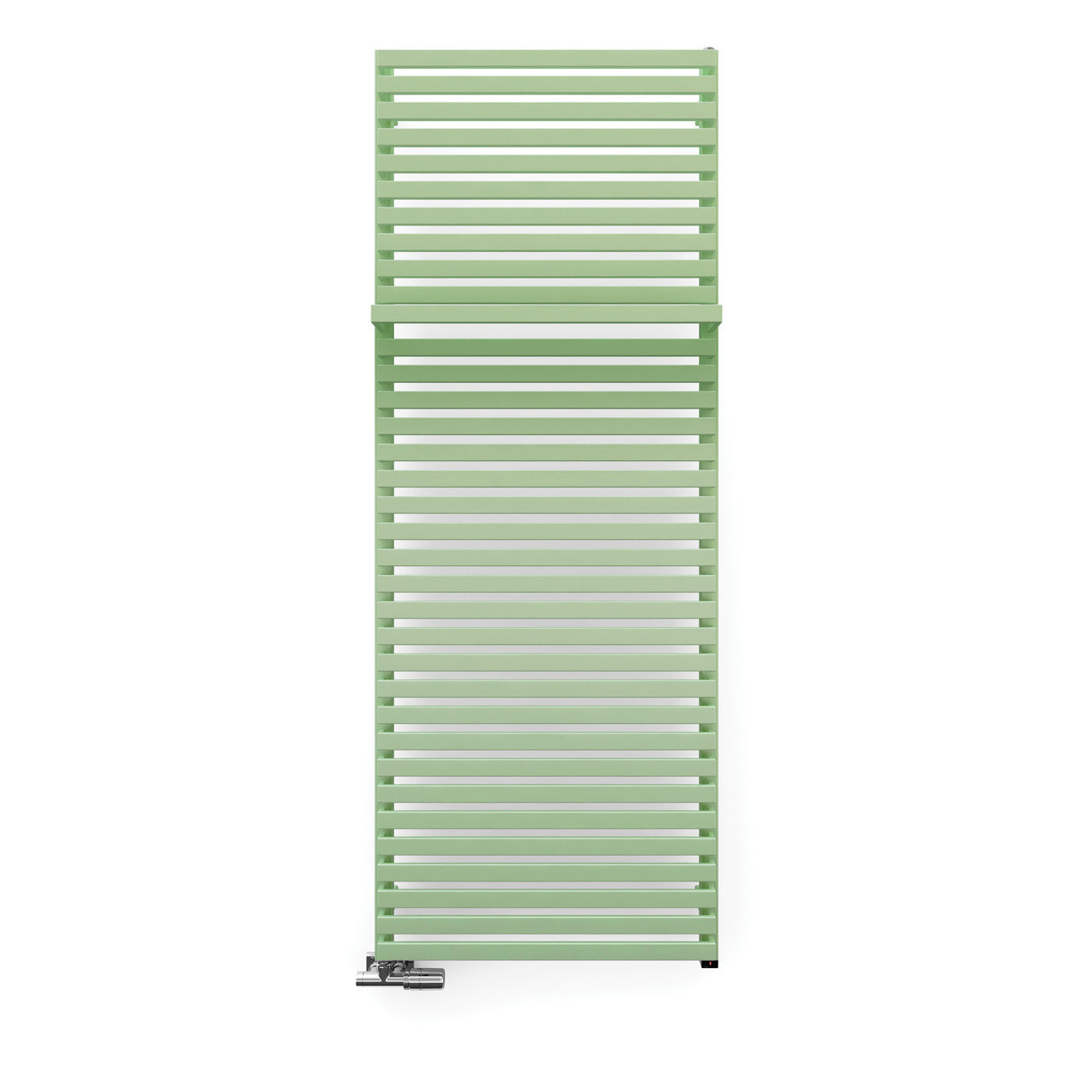 04_terma-city-one-dual-fuel-towel-rail_-780h-x-500w_mm_-1553-btus_-400w_-matt-pastel-green-ral-6019-_with-unico-dual-fuel-valve-in-chrome-_-internal-one-element_-45_60oc