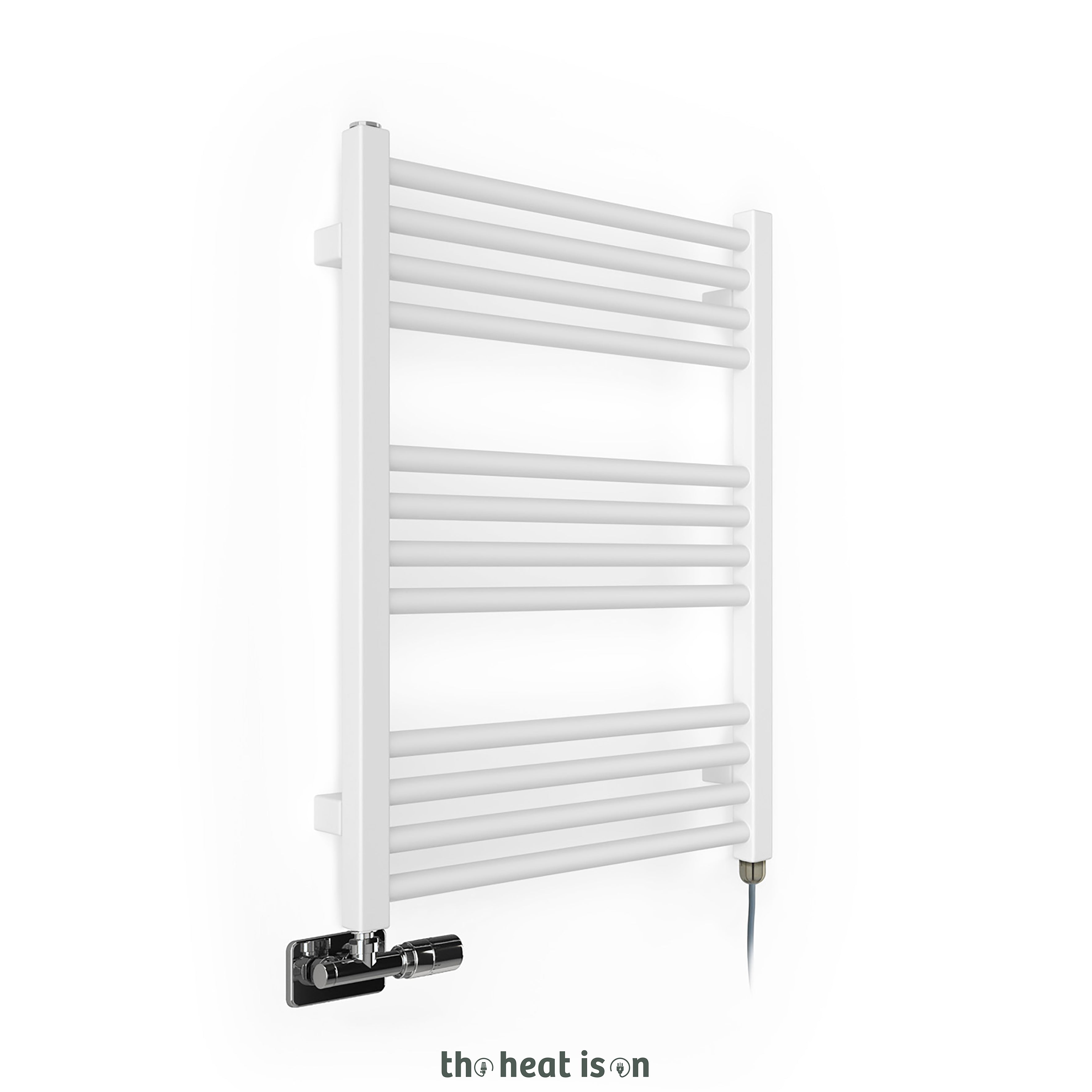04_terma-fiona-dual-fuel-towel-rail_-660h-x-500w_mm_-986-btus_-300w_-super-matt-soft-ral-9016-_with-unico-dual-fuel-valve-in-chrome-_-sim-element_-one-set-temp-65oc