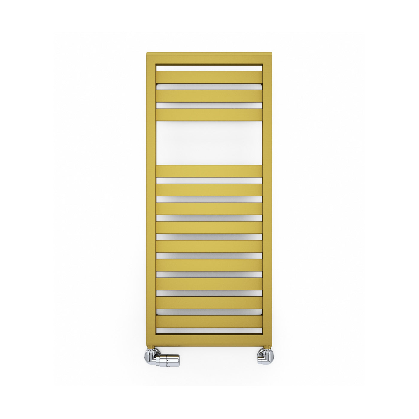 Terma LUKKA, 940h x 400w(mm), 1174 BTUs, Heated Towel Rail, Anodic Gold
