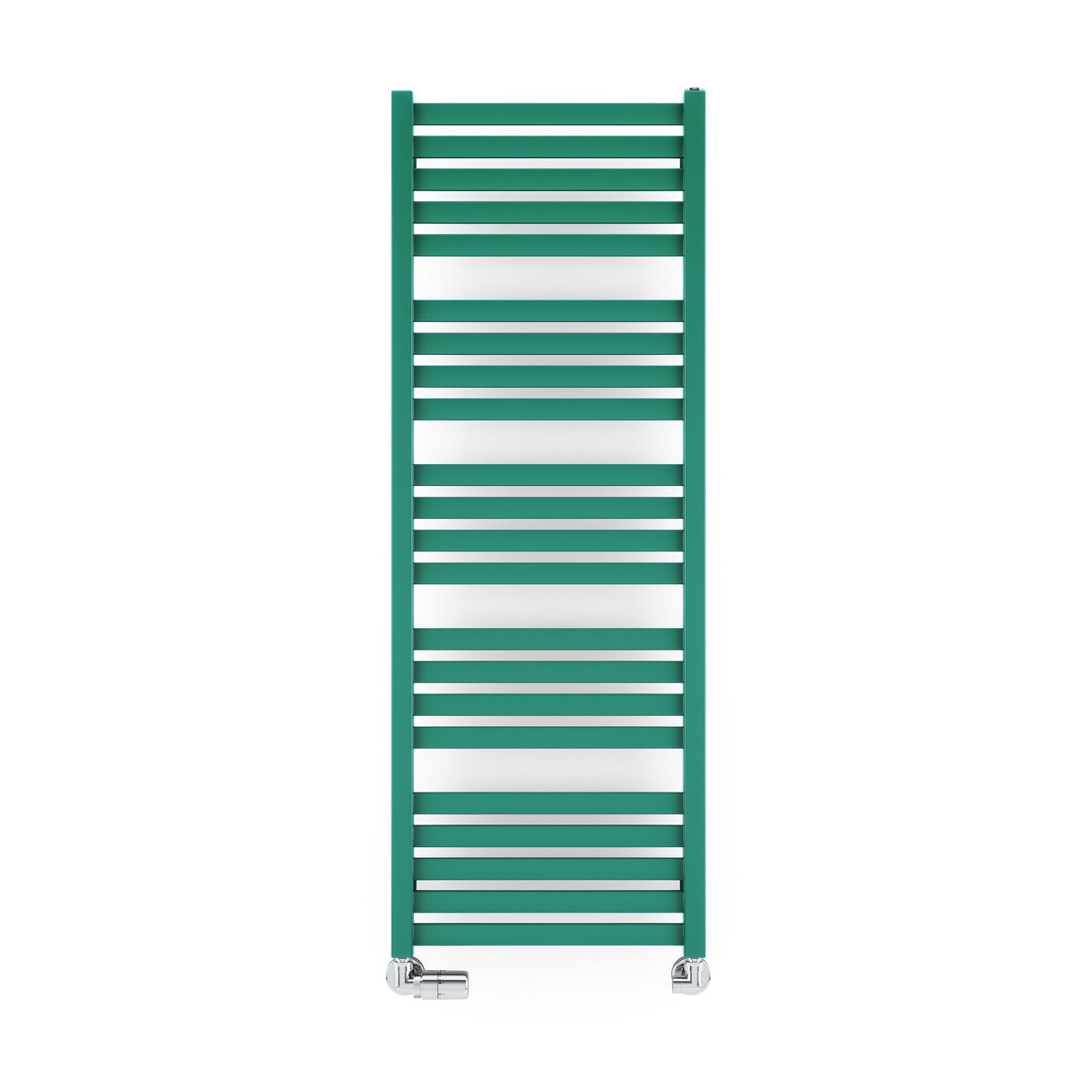 Terma MARLIN, 1185h x 430w(mm), 1593 BTUs, Heated Towel Rail, RAL 6000 Matt Patina Geeen