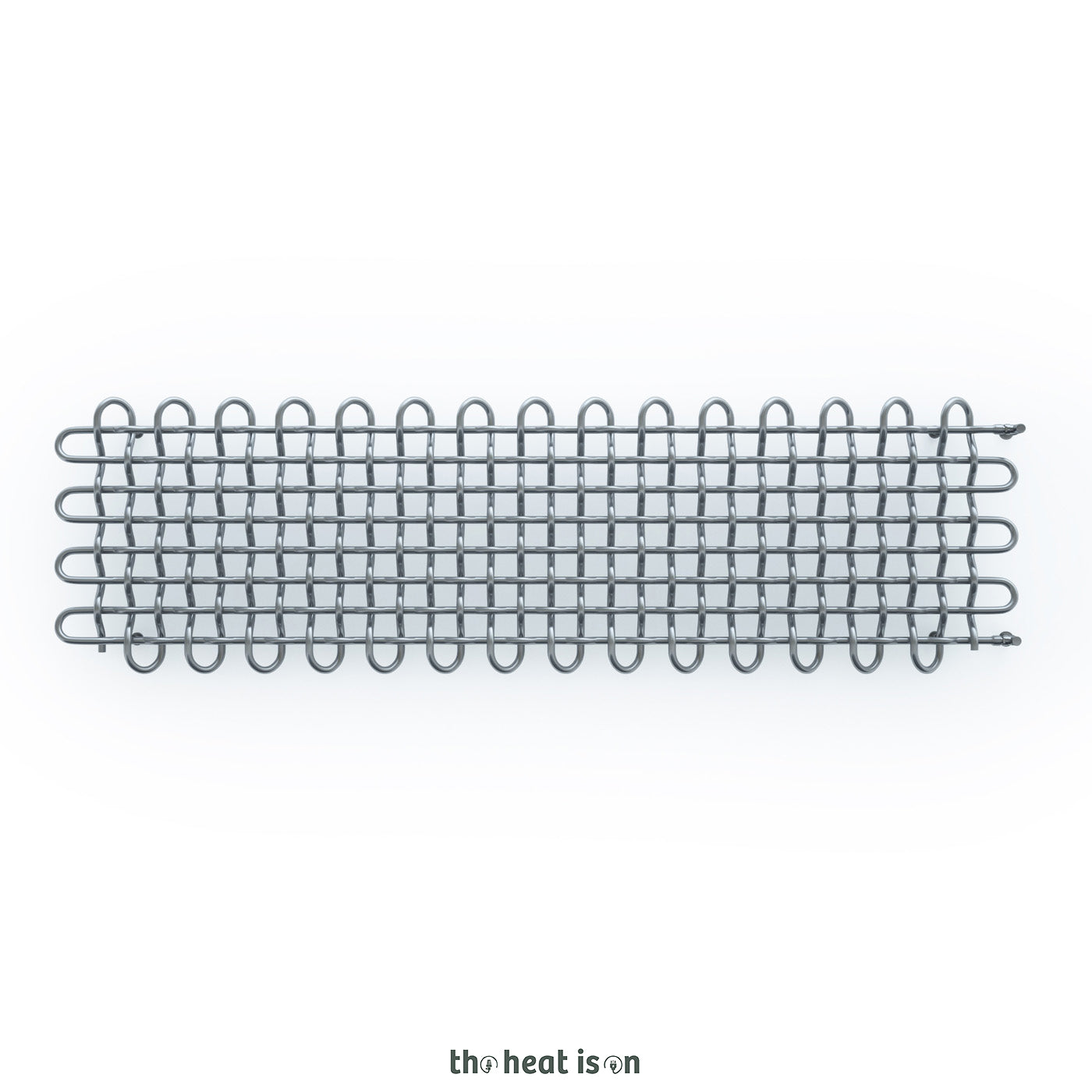 Terma PLC H, 463h x 1600w(mm), 2122 BTUs, Horizontal Designer Radiator, Inox