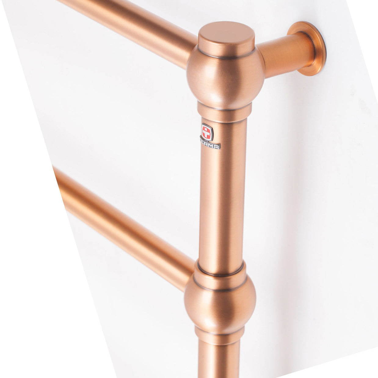 Terma RETRO, 1170h x 504w(mm), 1051 BTUs, Heated Towel Rail, True Copper (premium wet paint)