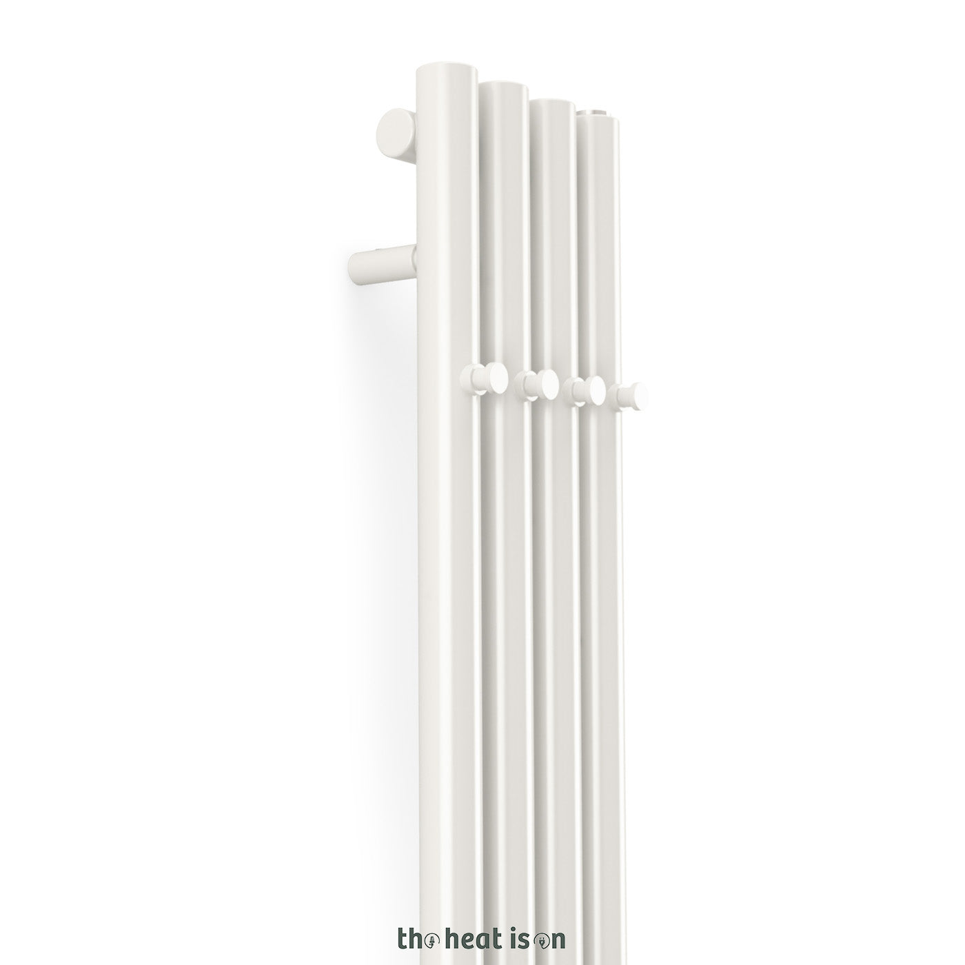 Terma ROLO HANGER (Double Hanger Rows), 1800h x 205w(mm), 1617 BTUs, Vertical Designer Radiator, RAL 9016 Matt White
