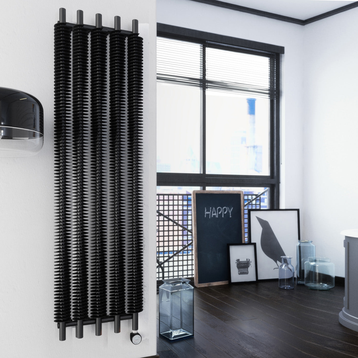 05-Terma-RIBBON-VE-_Bluetooth_-1800h-x-490w_mm_-1-Kw-Electric-Radiator_-Heban-Black