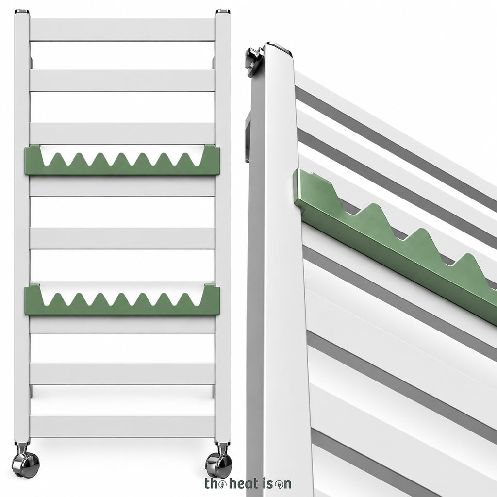 05-metal-hanger-shelf-accessory-happy-hanger-shark-300mm-wide-matt-pale-green-ral-6021-for-terma-vivo-towel-rail