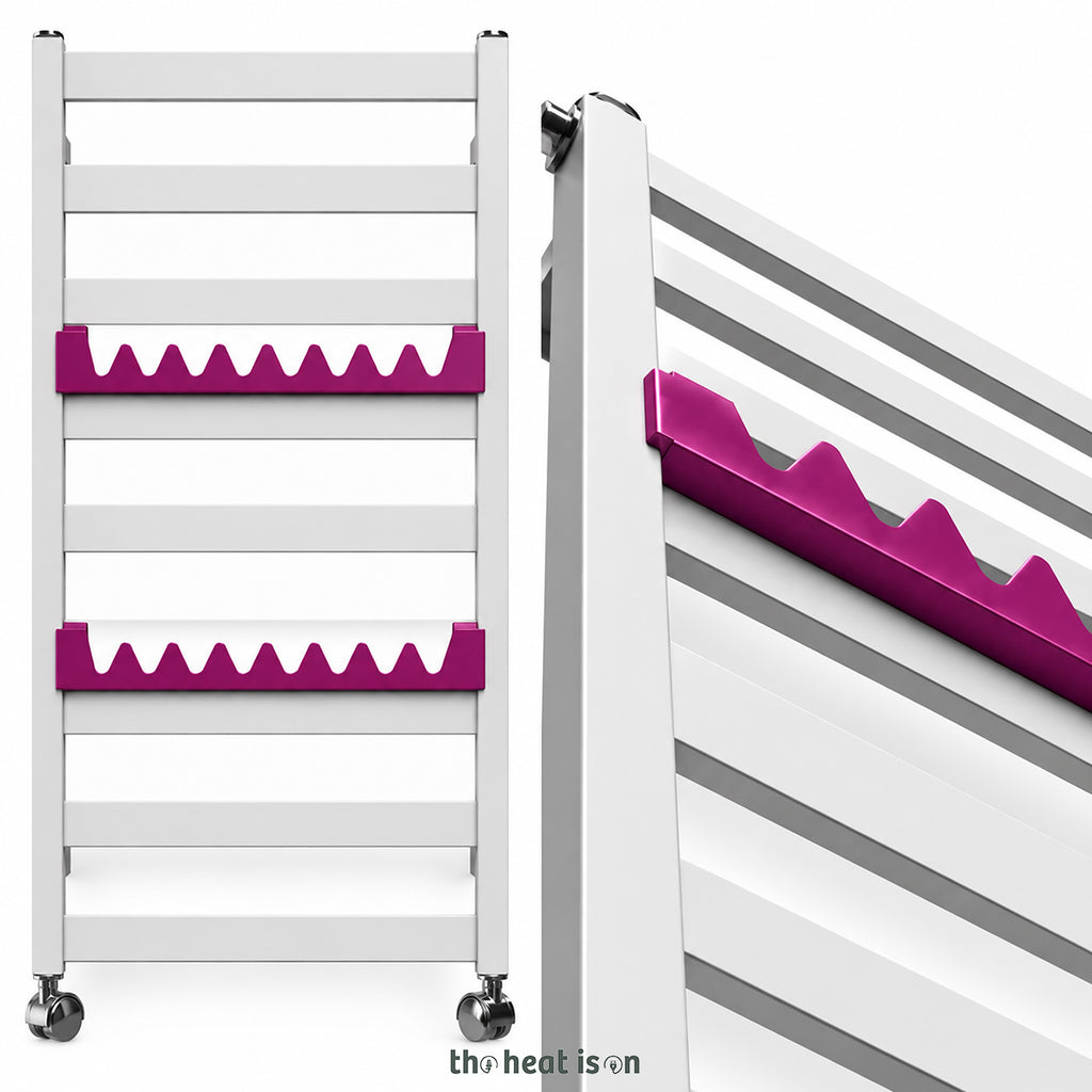 05-metal-hanger-shelf-accessory-happy-hanger-shark-300mm-wide-matt-traffic-purple-ral-4006-for-terma-vivo-towel-rail