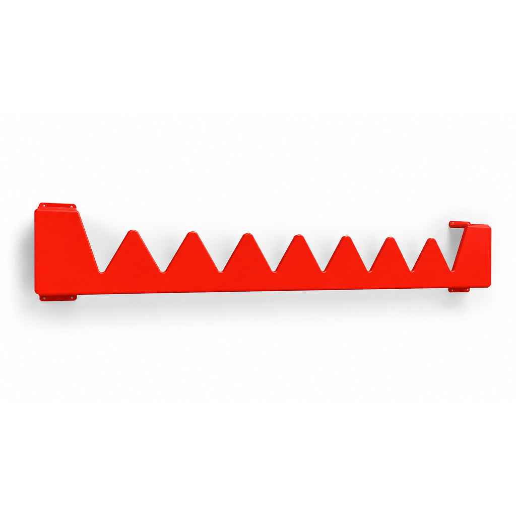 05-metal-hanger-shelf-accessory-happy-hanger-shark-300mm-wide-super-matt-pure-red-ral-3028-for-terma-vivo-towel-rail