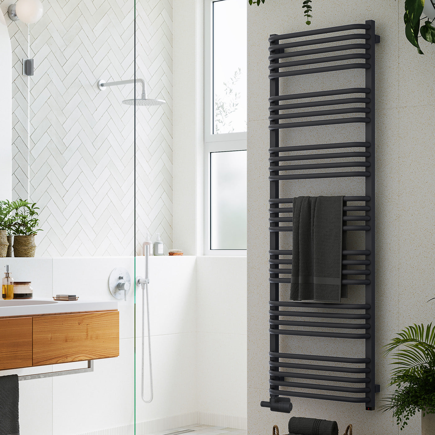 05-terma-alex-one-dual-fuel-towel-rail-1580h-x-500wmm-2706-btus-800w-modern-grey-with-unico-dual-fuel-valve-in-chrome-internal-one-element-45-60oc