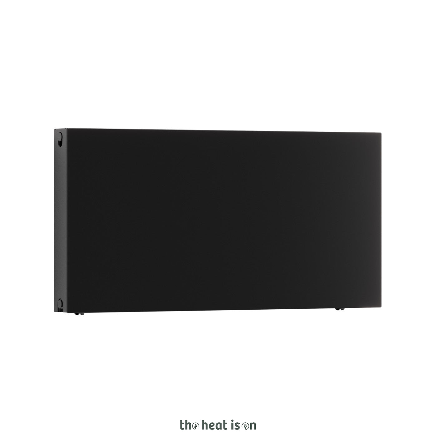 Terma SOLID, 600h x 1200w(mm), 5681 BTUs Designer Radiator, RAL 9005 Matt Black