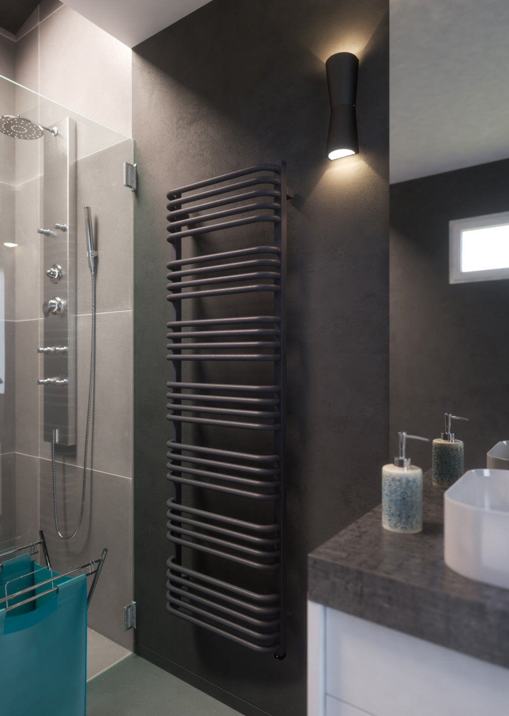 05_Terma-ALEX-ONE-_-45_60-deg._-1580h-x-500w_mm_-800w-Electric-Towel-Rail_-Modern-Grey