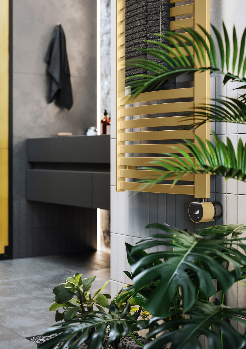 05_Terma-DEXTER-E-_Wi-Fi_-1220h-x-500w_mm_-600w-Electric-Towel-Rail_-Matt-Brass