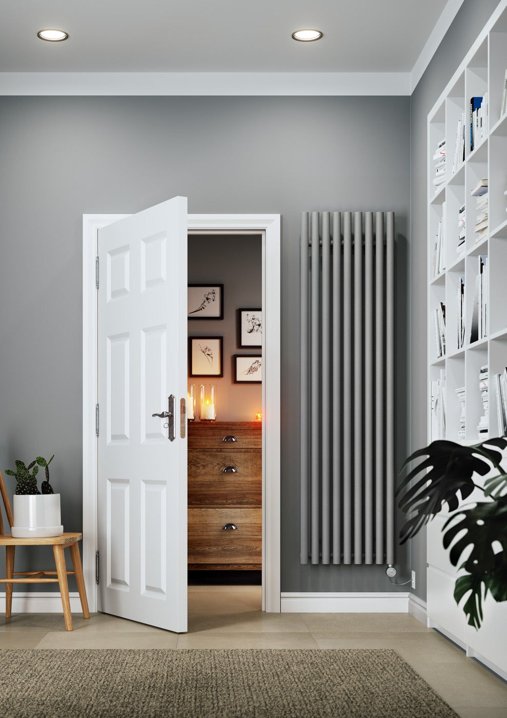 05_Terma-ROLO-ROOM-E-_Bluetooth_-1800h-x-480w_mm_-1-Kw-Electric-Radiator_-Textured-Salt-n-Pepper-Grey