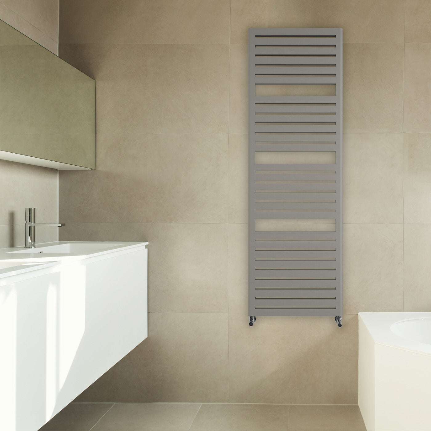 05_Terma-SALISBURY_-1635h-x-540w_mm_-2708-BTUs-Heated-Towel-Rail_-Sparkling-Gravel-Taupe-Grey
