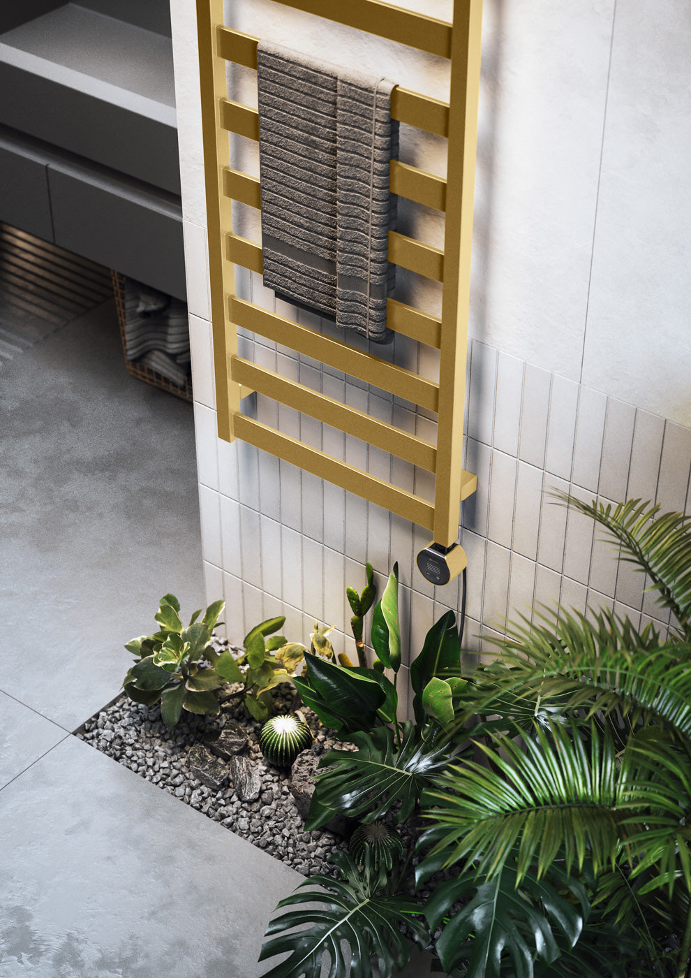 05_Terma-VIVO-_Wi-Fi_-15-28-deg._--1630h-x-500w_mm_-400w-Electric-Towel-Rail_-Matt-Brass-_matching-colour-element