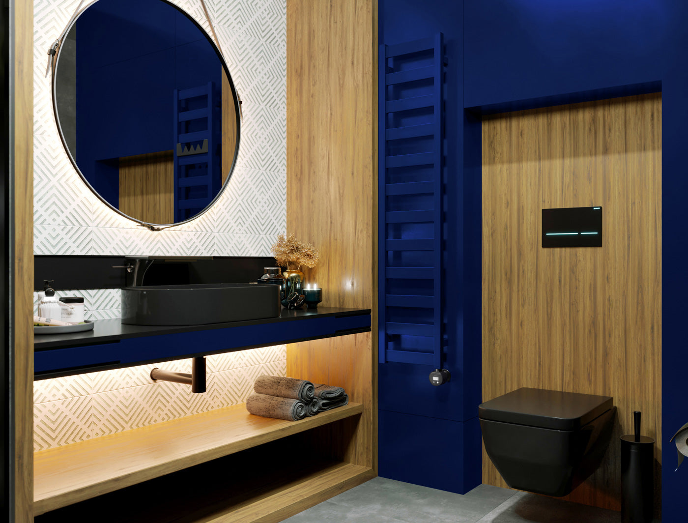 05_Terma-VIVO-_Wi-Fi_-15-28-deg._-1390h-x-300w_mm_-400w-Electric-Towel-Rail_-Matt-Denim-Blue