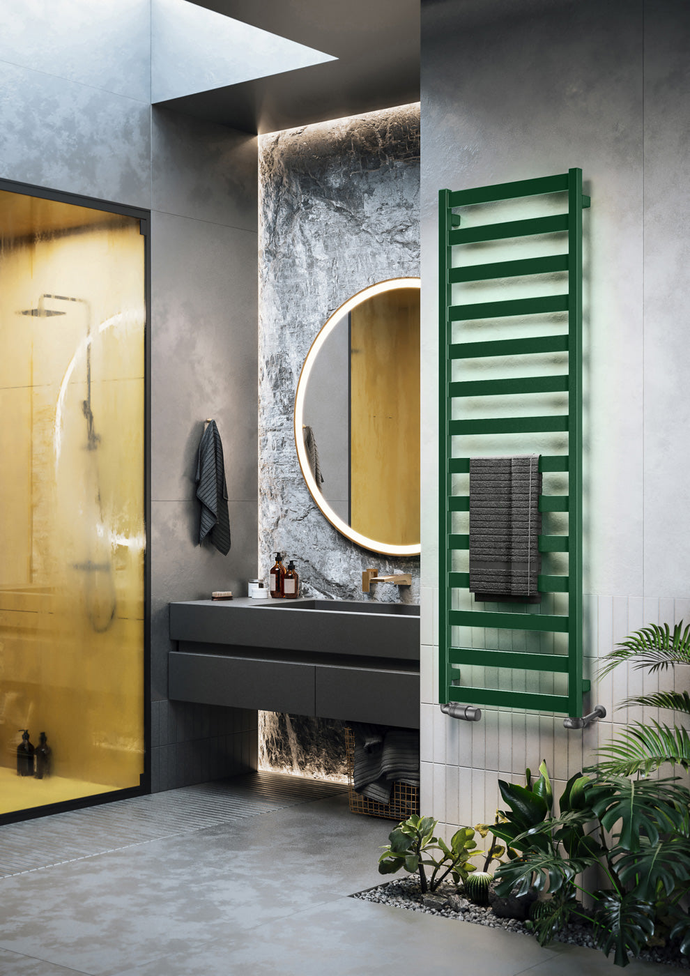 05_Terma-VIVO_-1630h-x-500w_mm_-2019-BTUs-Heated-Towel-Rail_-RAL-6028-_Matt_-Green