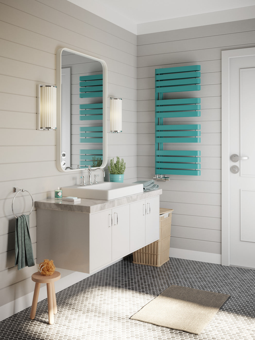 05_Terma-WARP-S_-1110h-x-500w_mm_-2605-BTUs-Heated-Towel-Rail_-RAL-5018-_Matt_-Teal