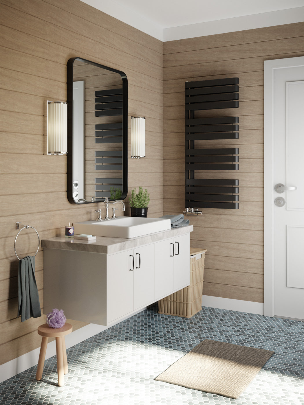 05_Terma-WARP-S_-1110h-x-500w_mm_-2605-BTUs-Heated-Towel-Rail_-Soft-9005-_Matt-Black