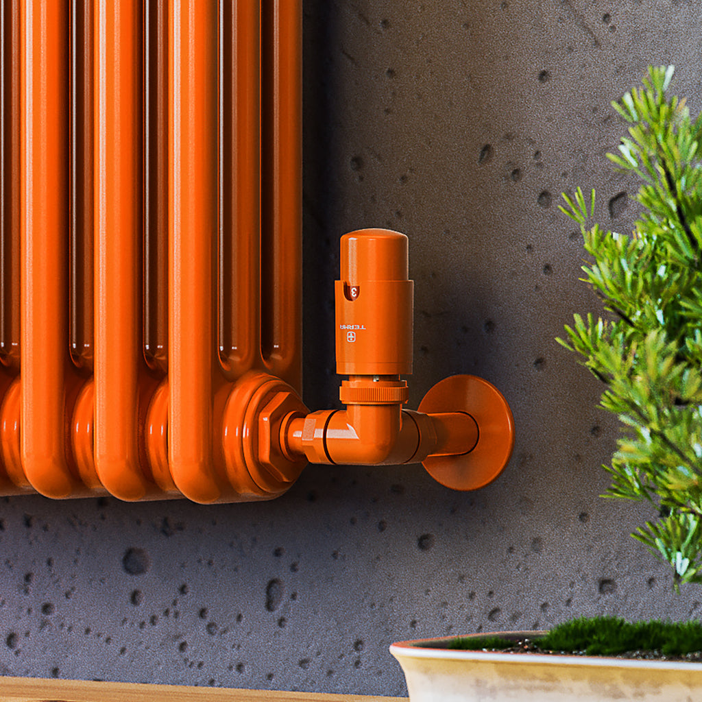 05_Thermostatic-Radiator-Valves-_TRVs_-_-Pipe-Masking_-Matt-Orange-_RAL-2003_-LEFT-SIDED_-3-AXIS-_CORNER_-VISION