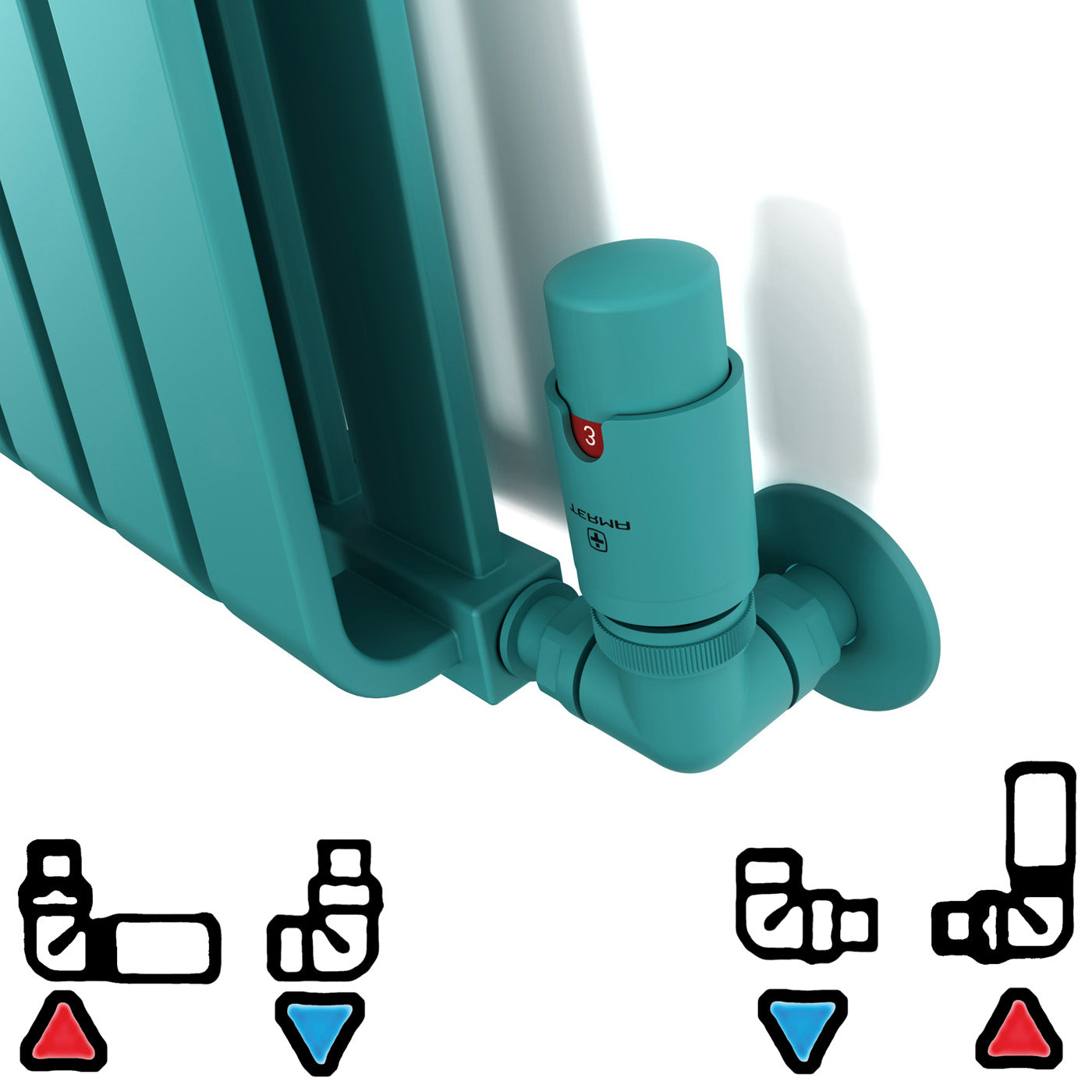 05_Thermostatic-Radiator-Valves-_TRVs_-_-Pipe-Masking_-Matt-Teal-_RAL-5018_-LEFT-SIDED_-3-AXIS-_CORNER_-VISION_699e988b-fe48-4119-aabe-bfe890e5f334