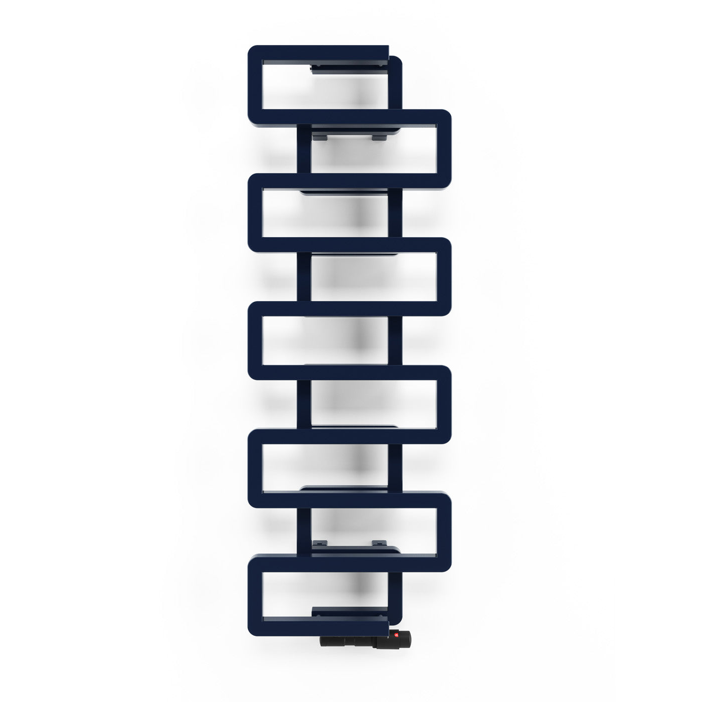 Terma BOOKIE, 1155h x 400w(mm), 1788 BTUs, Heated Towel Rail, RAL 5011 Matt Steel Blue