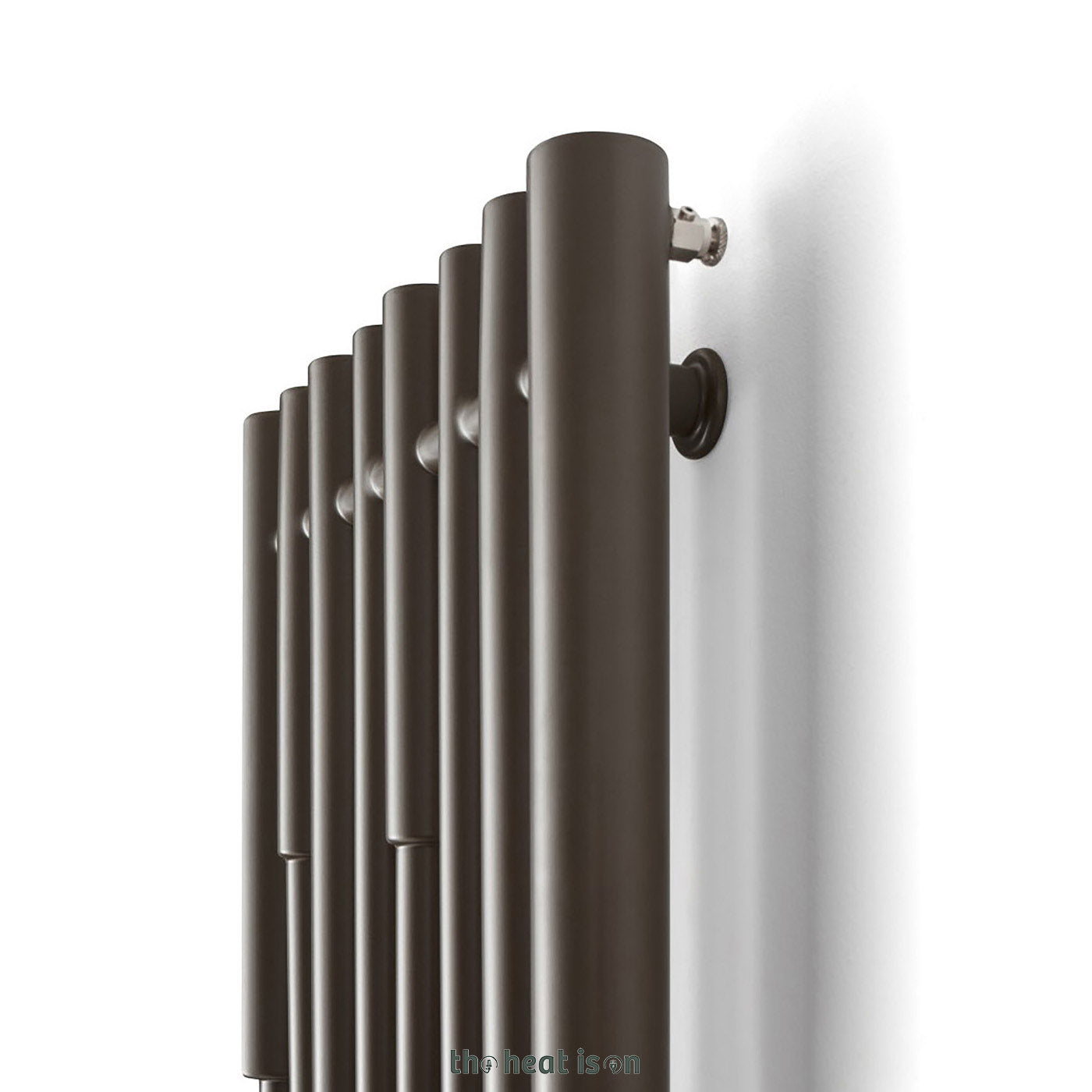 Terma CANE, 1900h x 390w(mm), 2621 BTUs, Vertical Designer Radiator, Vibrant Brown