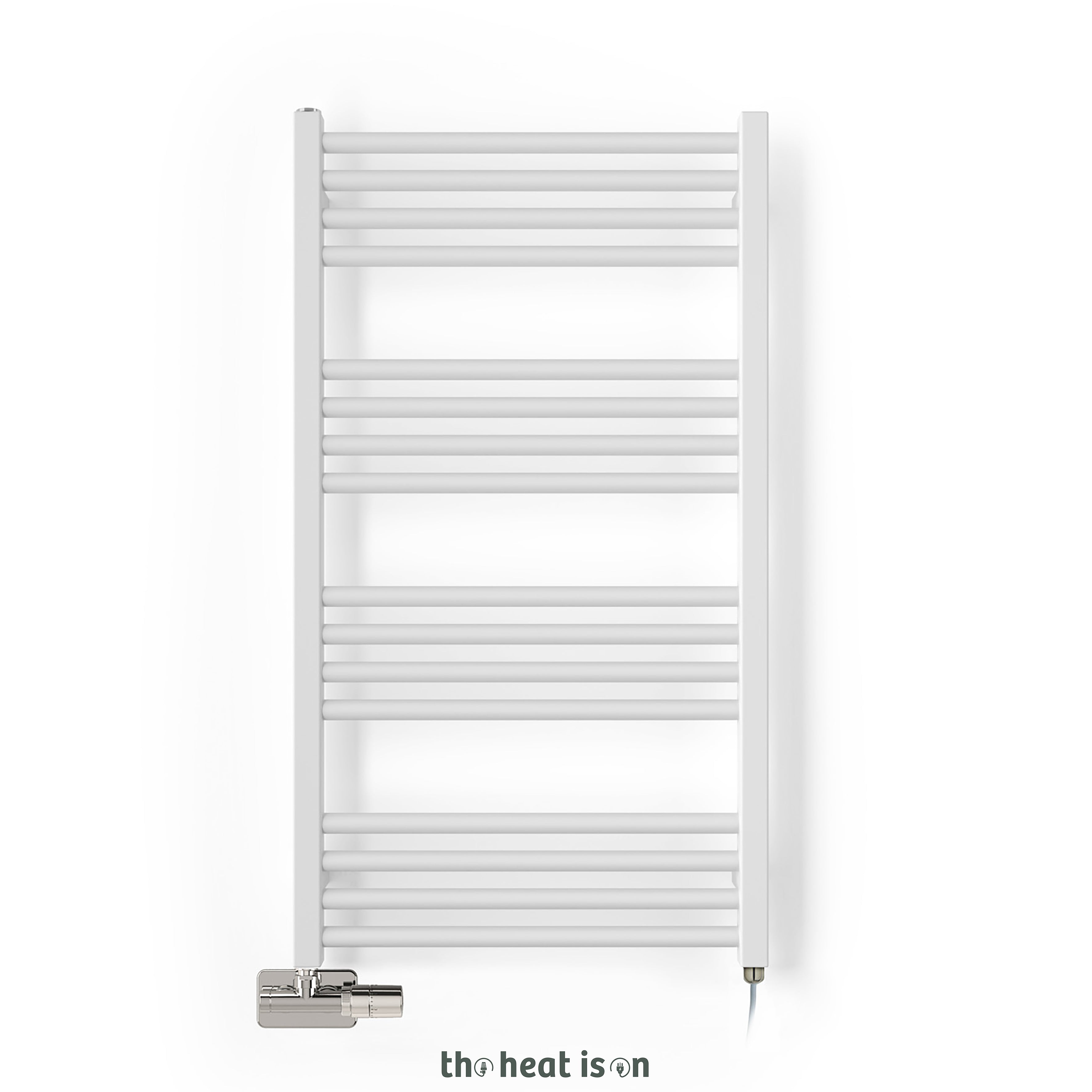 05_terma-fiona-dual-fuel-towel-rail_-900h-x-500w_mm_-1324-btus_-400w_-super-matt-soft-ral-9016-_with-unico-dual-fuel-valve-in-chrome-_-sim-element_-one-set-temp-65oc
